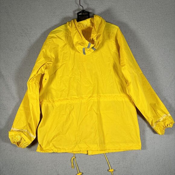 VNTG The Disney Catalog One Size Fits Most Yellow Rain Coat Packable MickeyMouse - Picture 8 of 14